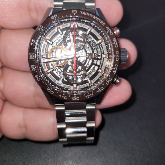 TAG Heuer Carrera Calibre 01 Skeleton Men's Watch - CAR201U.BA0766 - 43MM AUTO - Picture 3 of 15